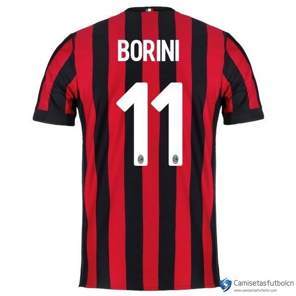 Camiseta Milan Primera equipo Borini 2017-18